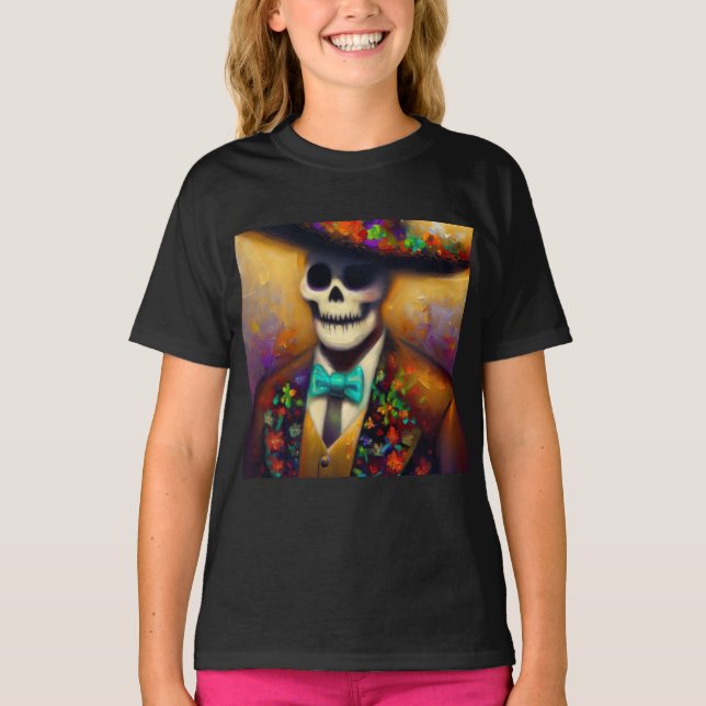 Day of the Dead Man 4 T-Shirt (Front)