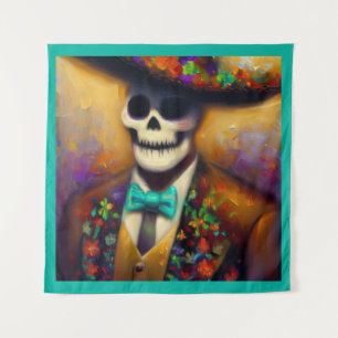 Day of the Dead Man 4 Tapestry