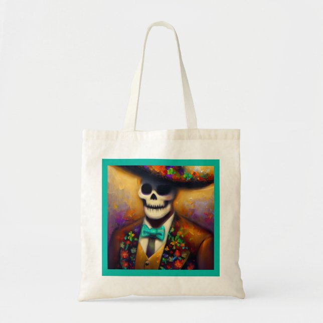 Day of the Dead Man 4 Tote Bag (Front)