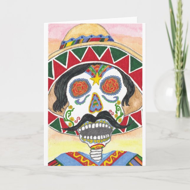 Day of the Dead Mariachi Card (Front)
