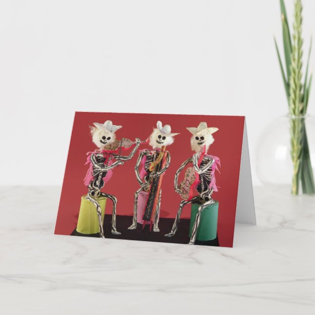 Day of the Dead: Mariachi, from Oaxaca Card (Front)