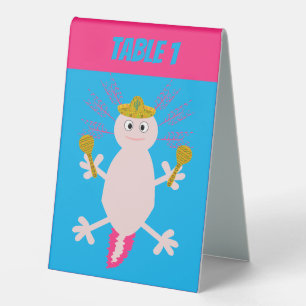 Day of the Dead Mexican Axolotl Custom Birthday