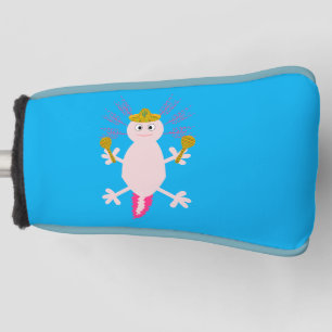 Day of the Dead Mexican Axolotl Golf Head Cover