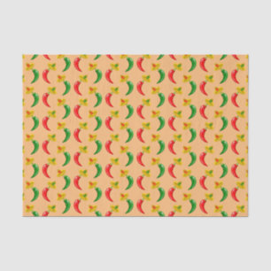 Day of the Dead Mexican Chilis Patterned Tissue Paper