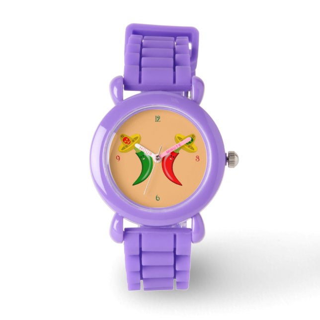 Day of the Dead Mexican Chilis Watch (Front)