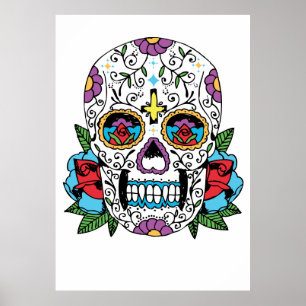 Day of the Dead Mexican Skull Art Print