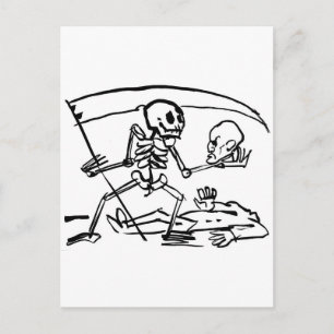 Day of the Dead, Mexico. Circa 1951. Postcard