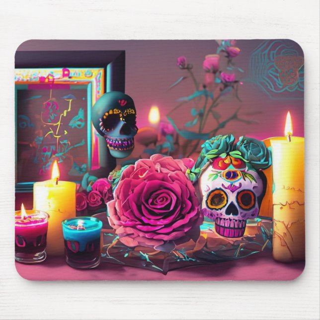 Day of the Dead  Mouse Mat (Front)