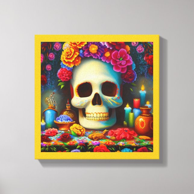 Day of the Dead Ofendra 4 Canvas Print (Front)