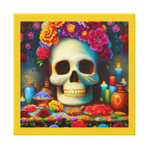 Day of the Dead Ofendra 4 Canvas Print