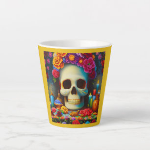 Day of the Dead Ofendra 4 Latte Mug