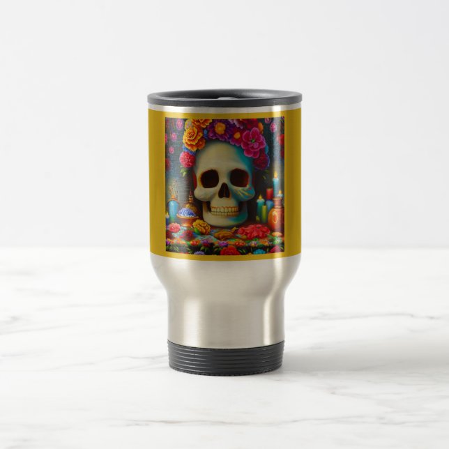 Day of the Dead Ofendra 4 Travel Mug (Center)