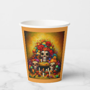 Day of the Dead Offrendas 1 Paper Cups