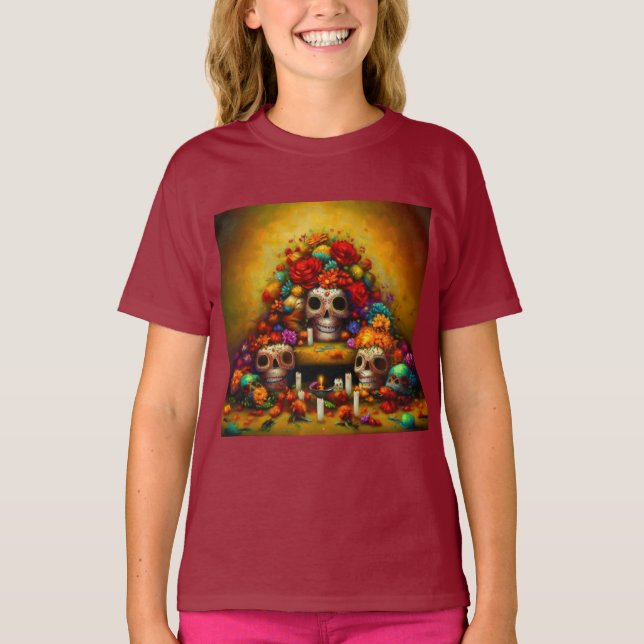 Day of the Dead Offrendas 1 T-Shirt (Front)