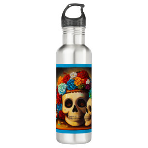 Day of the Dead Offrendas 2 710 Ml Water Bottle