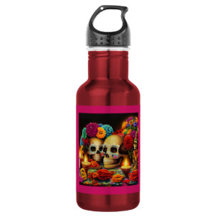 Day of the Dead Offrendas 3 532 Ml Water Bottle