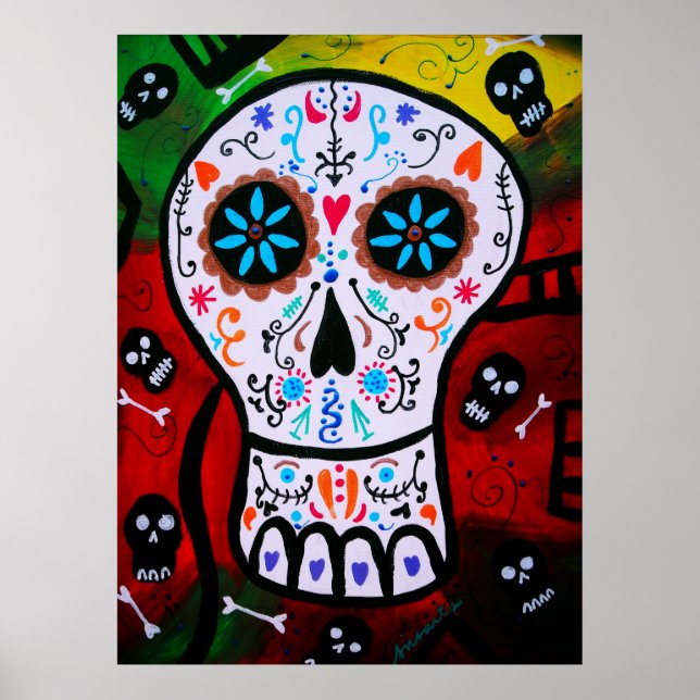 DAY OF THE DEAD PAINTING POSTERS (Front)