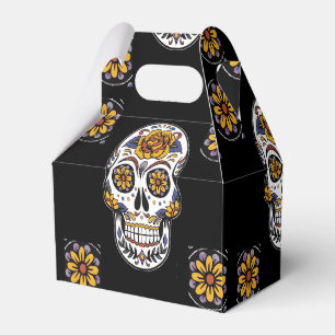 Day of the dead pattern favour box