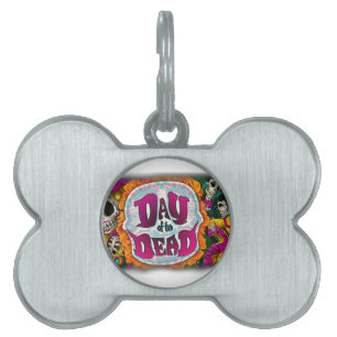 Day of the Dead Pet ID Tag