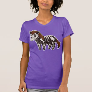 Day of the Dead Pony Skeleton T-Shirt