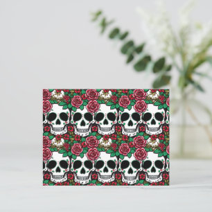 Day Of The Dead Post Card - Halloween