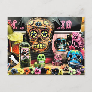 Day of the dead postcard