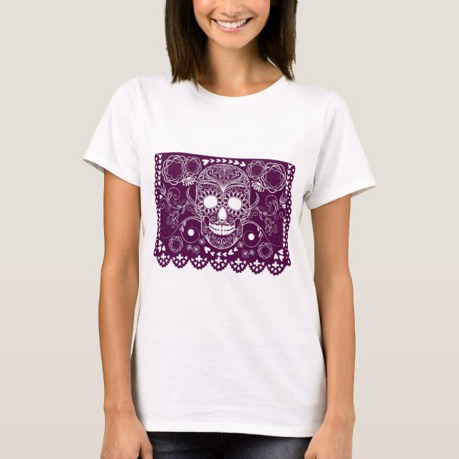 Day of the Dead Purple - Women's T-shirt (Front)