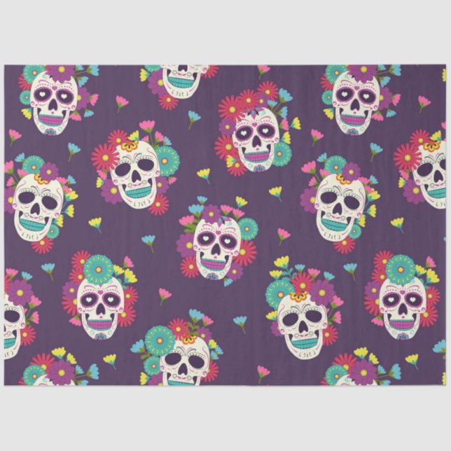 Day of the Dead Series Design 21 Tissue Paper (Front)