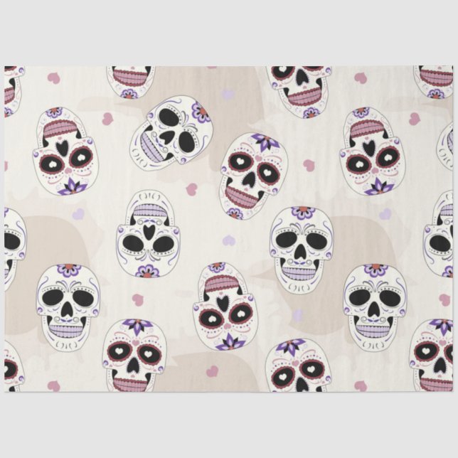 Day of the Dead Series Design 9 Tissue Paper (Front)
