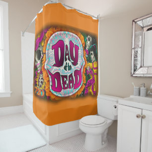 Day of the Dead Shower Curtain