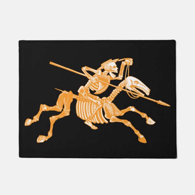 Day of the Dead Skeleton Door Mat (Front)