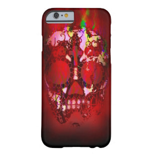 Day of the Dead Skull and Fire Barely There iPhone 6 Case