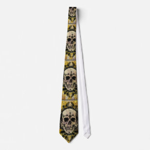 Day of the Dead Skull - Calavera Men's Tie