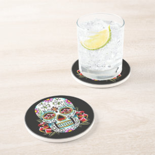 Day of the Dead Skull Coaster