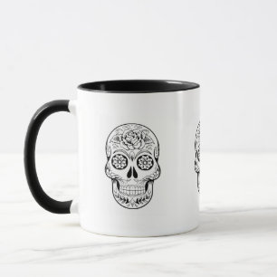 Day of the Dead Skull Mug