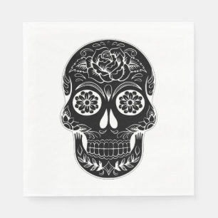 Day of the Dead Skull Napkin