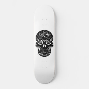 Day of the Dead Skull Skateboard