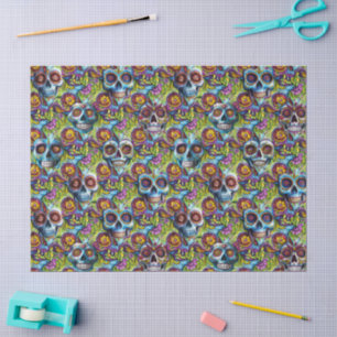 Day of the Dead Small Sugar Skull Tissue Paper