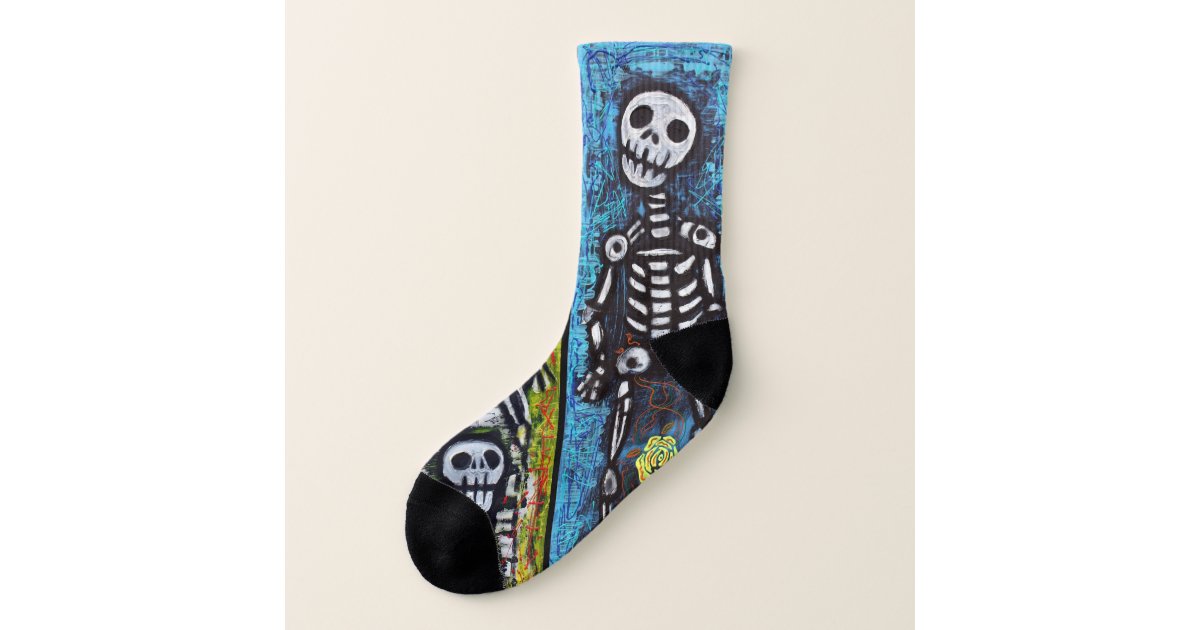 Day of The Dead Socks Zazzle