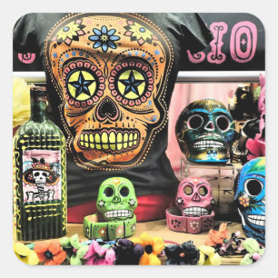 Day of the dead stickers
