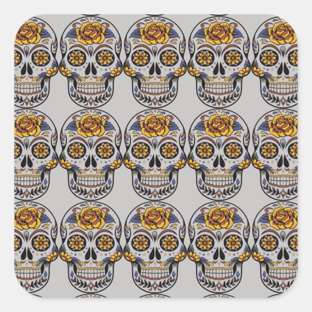 Day of the dead stickers (Front)