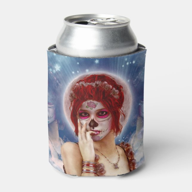 Day Of The Dead sugar doll Can Cooler (Can Front)