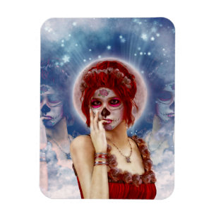 Day Of The Dead sugar doll Magnet