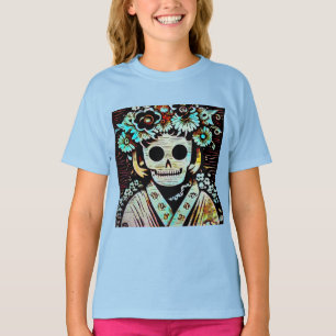 Day of the Dead Sugar Skull 4 T-Shirt