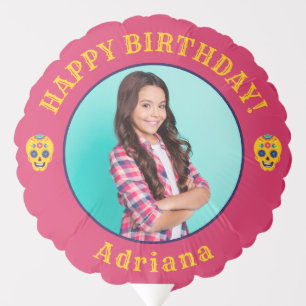 Day of the Dead Sugar Skull Birthday Party Balloon