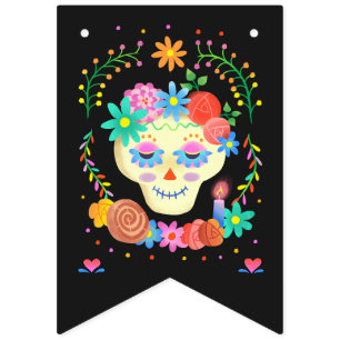 Day of the Dead Sugar Skull Bunting