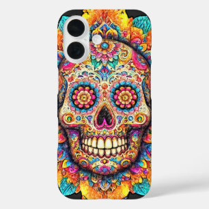 Day of the Dead Sugar Skull iPhone 16 Case