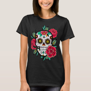 Day Of The Dead Sugar Skull Cinco de Mayo Dia de L T-Shirt