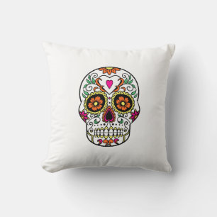 Day of the Dead Sugar Skull Classic Halloween Cushion