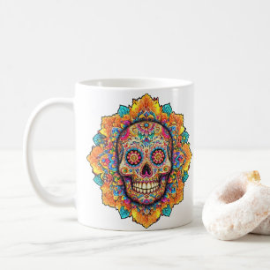 Day of the Dead Sugar Skull Coffee Mug
